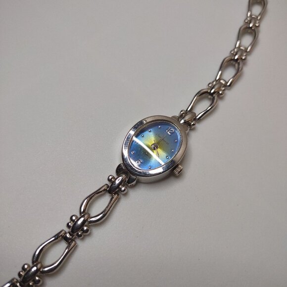 7.5 Inch Blue And Silver Tone Claremont Watch - Picture 1 of 14